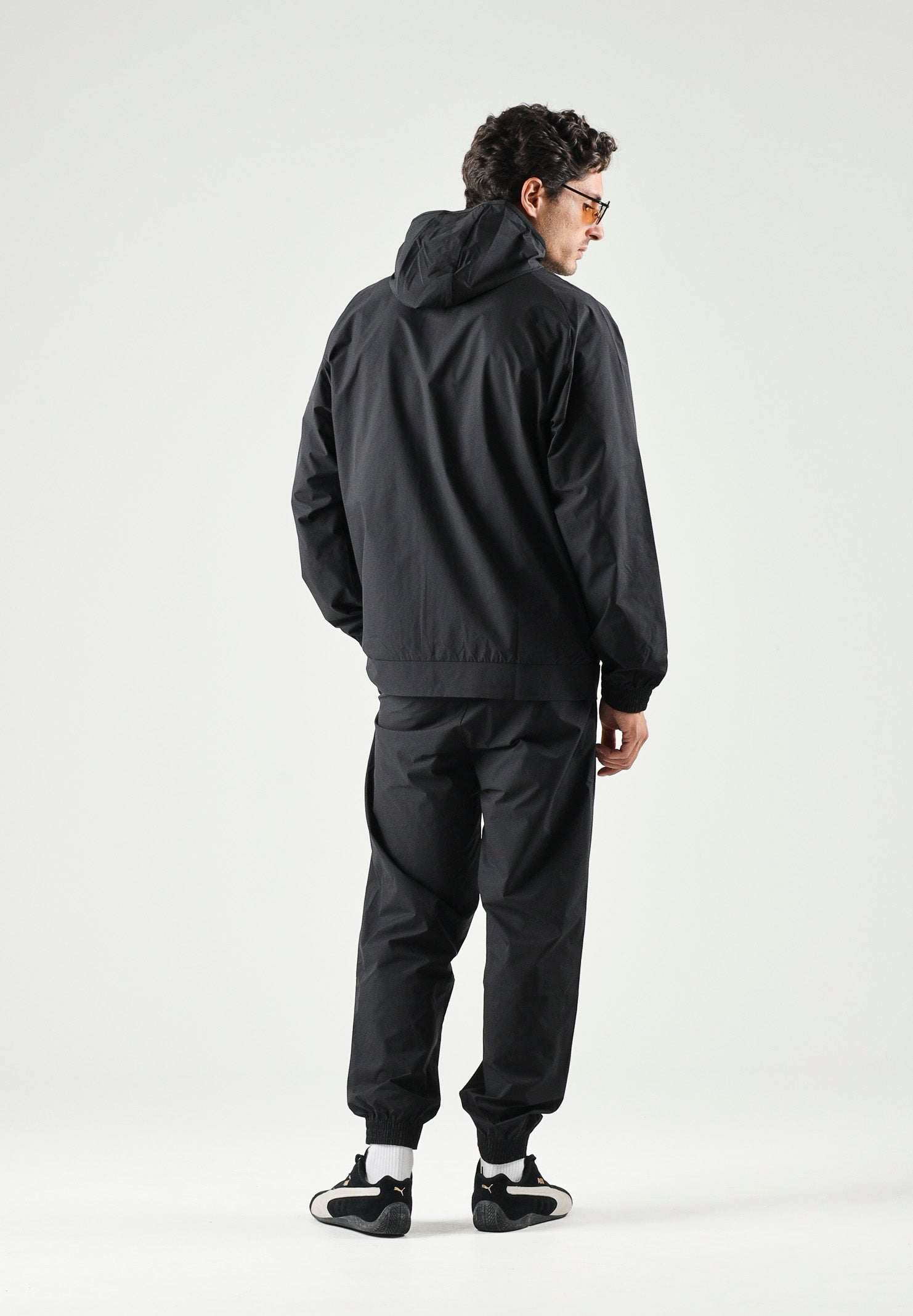 PUMA Pantaloni BORUSSIA DORTMUND nero da uomo con dettagli a contrasto 786510 07 PUMA 