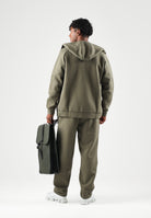 PUMA Felpa con zip  AC MILAN TRAVEL HOODIE verde da uomo con profili arancioni 786685 21 PUMA 