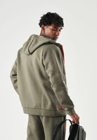 PUMA Felpa con zip  AC MILAN TRAVEL HOODIE verde da uomo con profili arancioni 786685 21 PUMA 