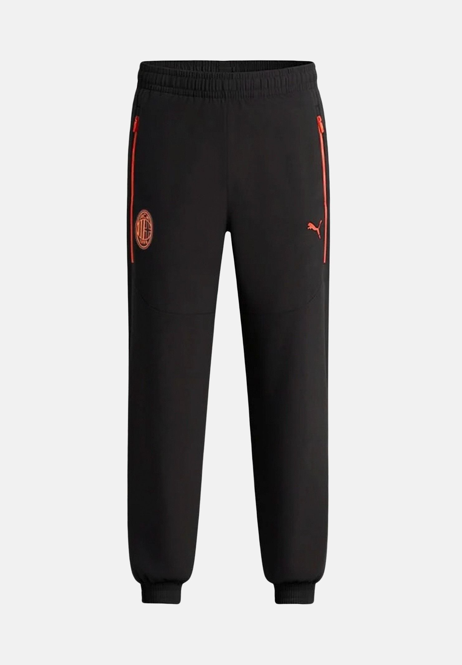 PUMA Pantaloni AC MILAN dark-black, nero da uomo con dettagli a contrasto 786700 20 PUMA 