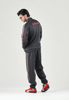 PUMA Pantaloni AC MILAN TRACK PANTS nero da uomo con profili rossi sui fianchi e caviglie con polsino. 786736 17 PUMA 
