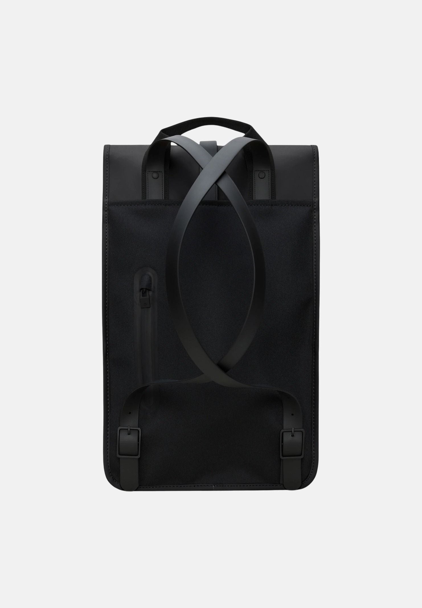 RAINS Zaino nero per uomo e donna con chiusura centrale RA13000 BL RAINS 