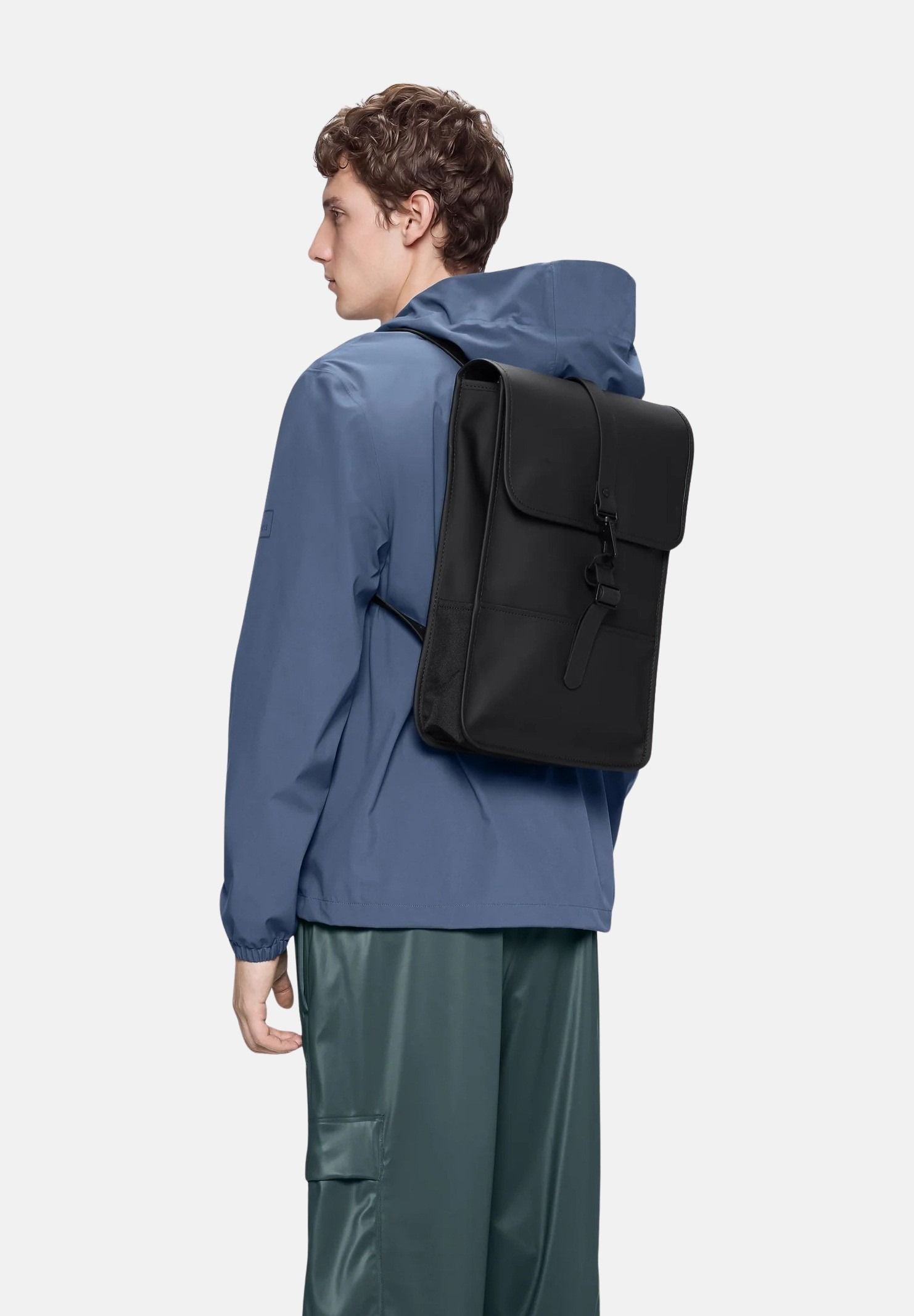 RAINS Zaino Puffed Backpack Mini nero per uomo e donna RA13020 GR RAINS 