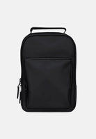 RAINS Zaino nero per uomo e donna con tasca frontale con zip e scomparto imbottito per laptop. RA13260 BL RAINS 