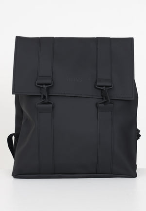 RAINS Zaino MSN nero per uomo e donna RA13300 BL RAINS 