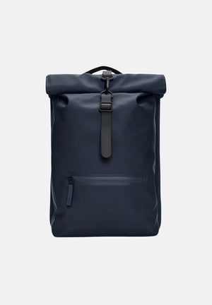 RAINS Zaino ROLLTP navy blu per uomo e donna con chiusura centrale RA13320 NA RAINS 