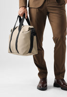 RAINS Borsone Hilo Weekend Bag Small beige per uomo e donna RA14220 BE RAINS 