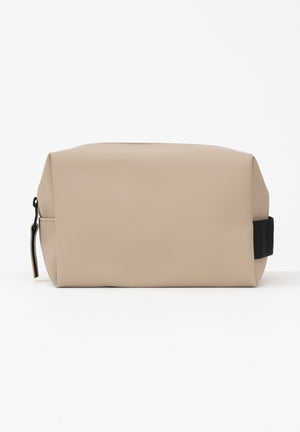 RAINS Pochette Wash Bag Small beige per uomo e donna RA15580 BE RAINS 