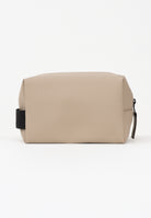 RAINS Pochette Wash Bag Small beige per uomo e donna RA15580 BE RAINS 