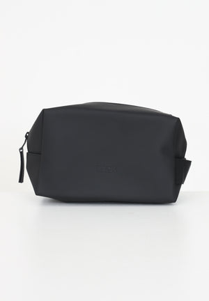 RAINS Pochette Wash Bag Small nera per uomo e donna RA15580 BL RAINS 