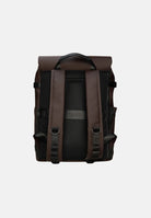 RAINS Zaino OTG BACKPACK marrone per uomo e donna con patta, chiusura con clip e spallacci regolabili imbottiti. RA15690 BA RAINS 