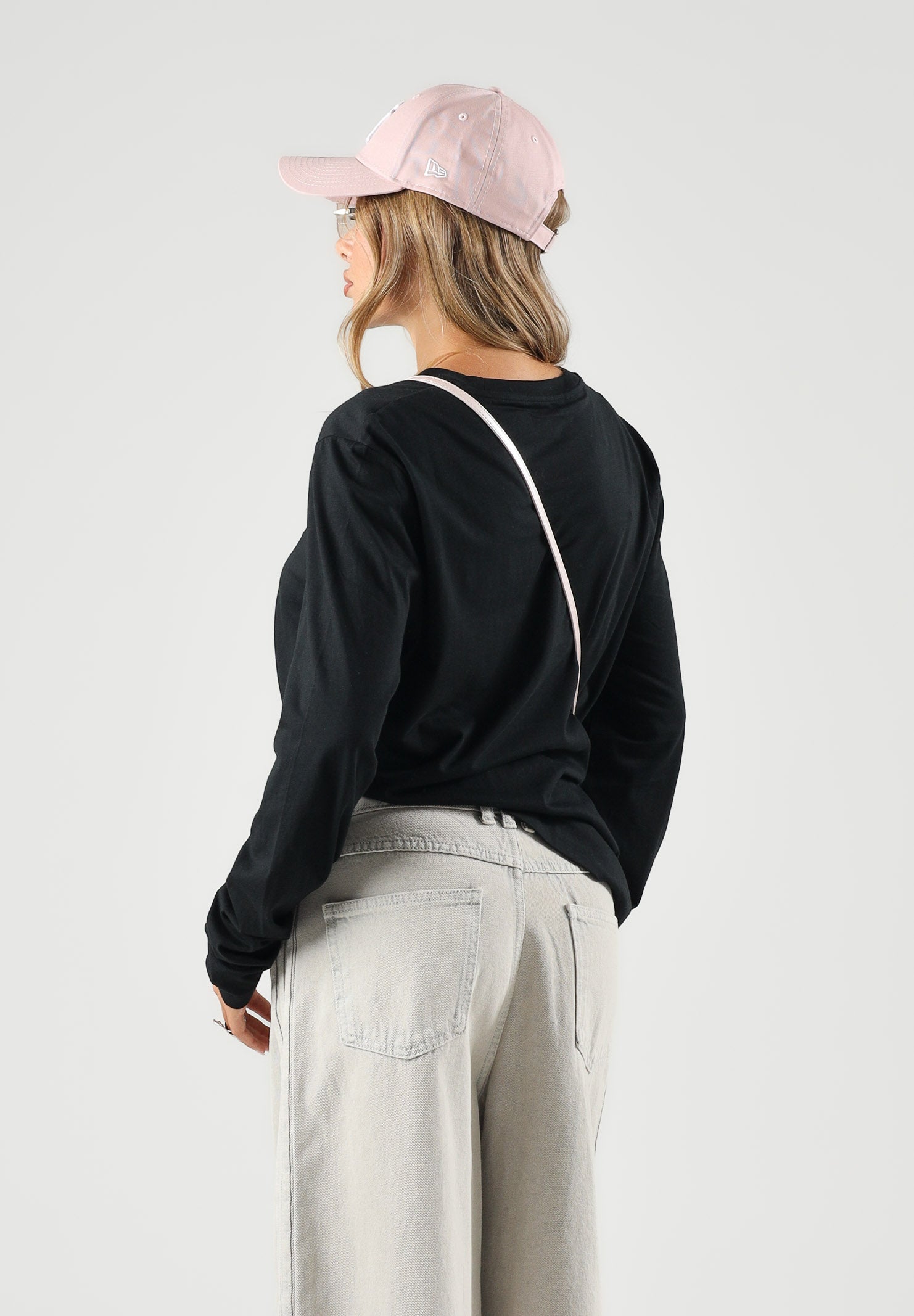 RALPH LAUREN T-shirt a manica lunga nera per uomo e donna  con ricamo logo 714844759001 . RALPH LAUREN 