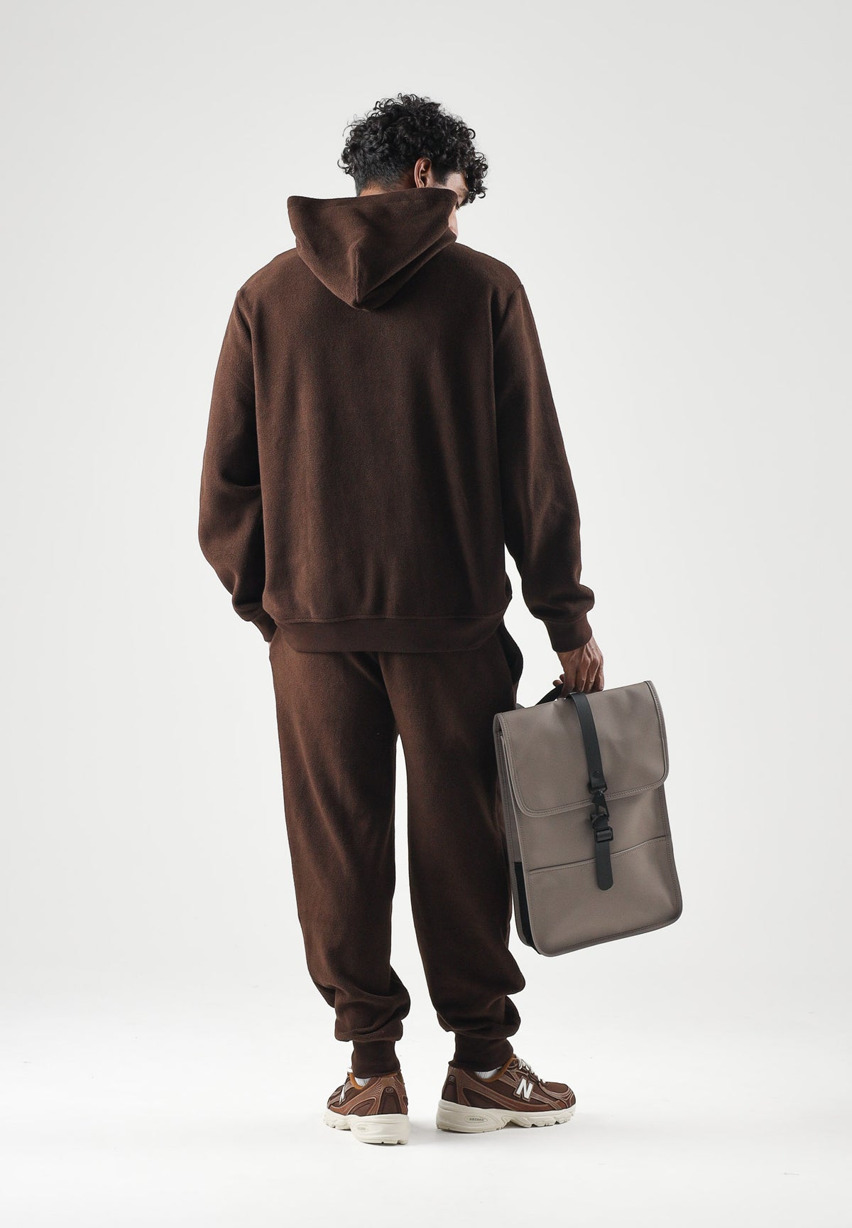 RALPH LAUREN Pantaloni jogger marroni per uomo e donna con vita elasticizzata e coulisse regolabile. 714B36288002 . RALPH LAUREN 