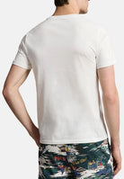 RALPH LAUREN T-shirt manica corta bianca per uomo e donna con scollo rotondo e ricamo iconico sul petto. 714P18502003 . RALPH LAUREN 