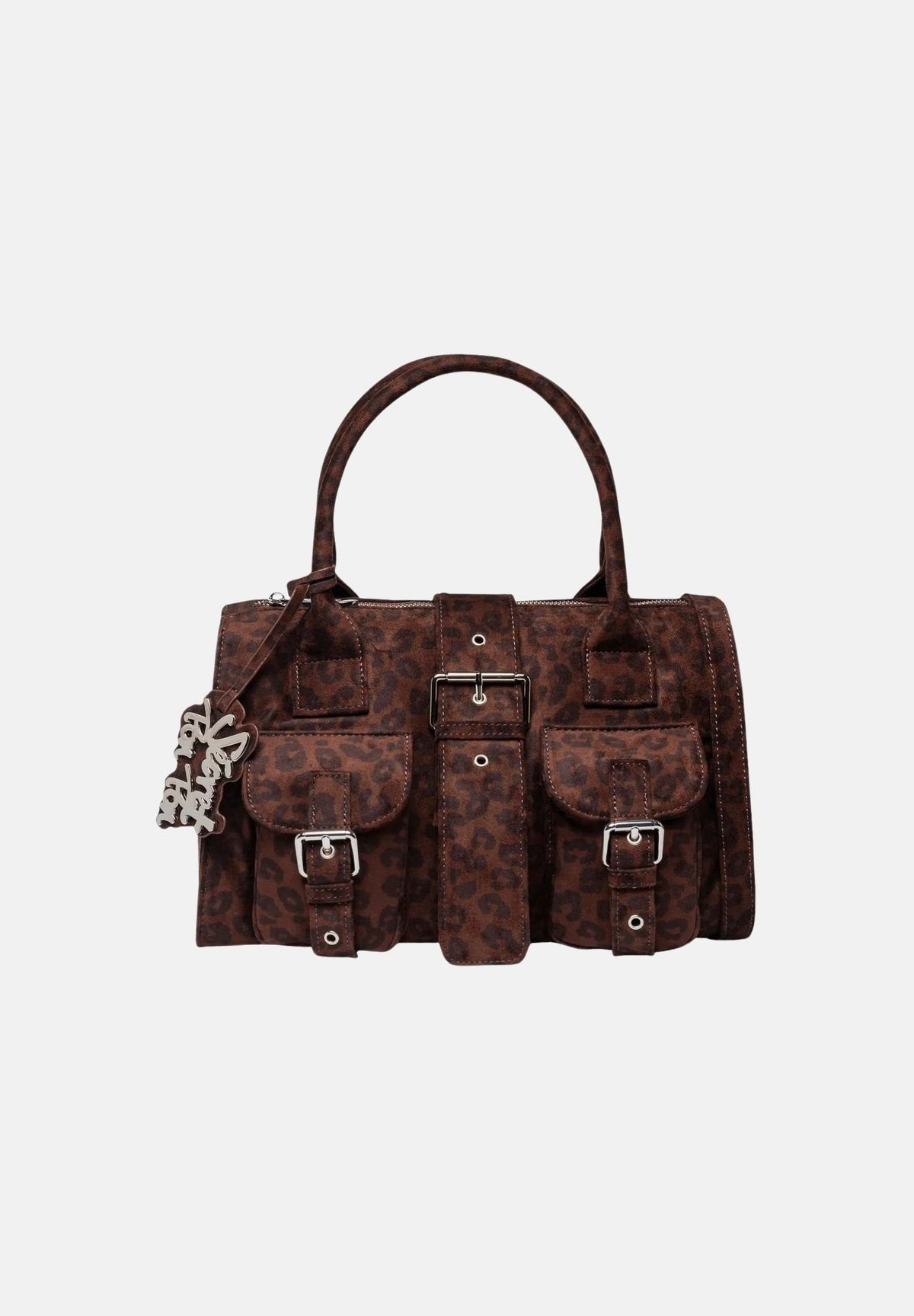 <BR/>SECRET PON PON Borsa a mano LAKEISHA LEO Leo Tan marrone leopardato da donna , con doppio manico, tasche frontali e fibbie.<BR/>SECRET PON PON Borsa a mano LAKEISHA LEO Leo Tan marrone leopardato da donna , con doppio manico, tasche frontali e f LAKEISHA-LEO LETA SECRET PON PON 