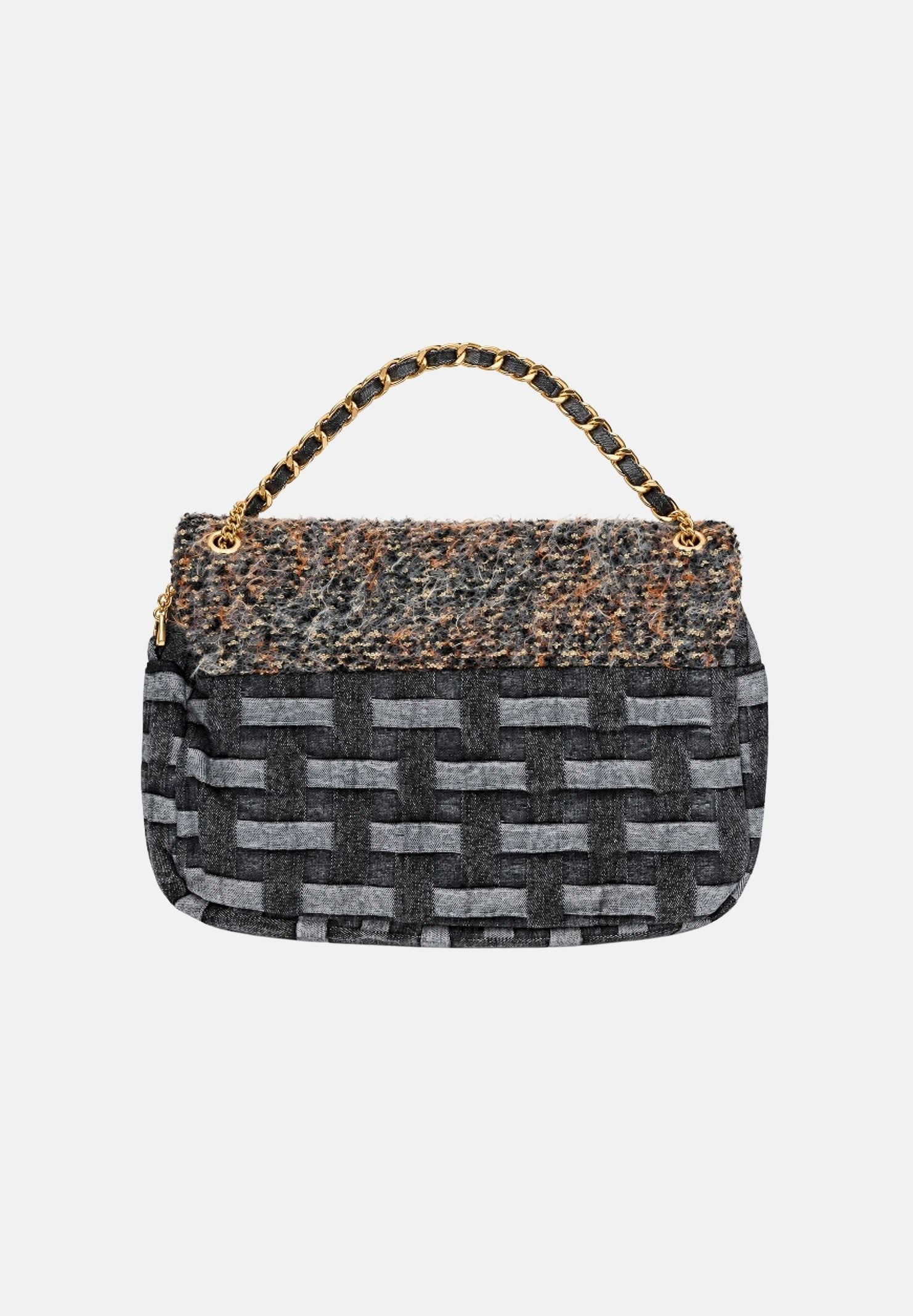 SECRET PON-PON Borsa a mano YSOBEL BOUCLÈ multicolor-nero da donna con effetto bouclé YSOBEL-BOUCLE BLMU SECRET PON PON 