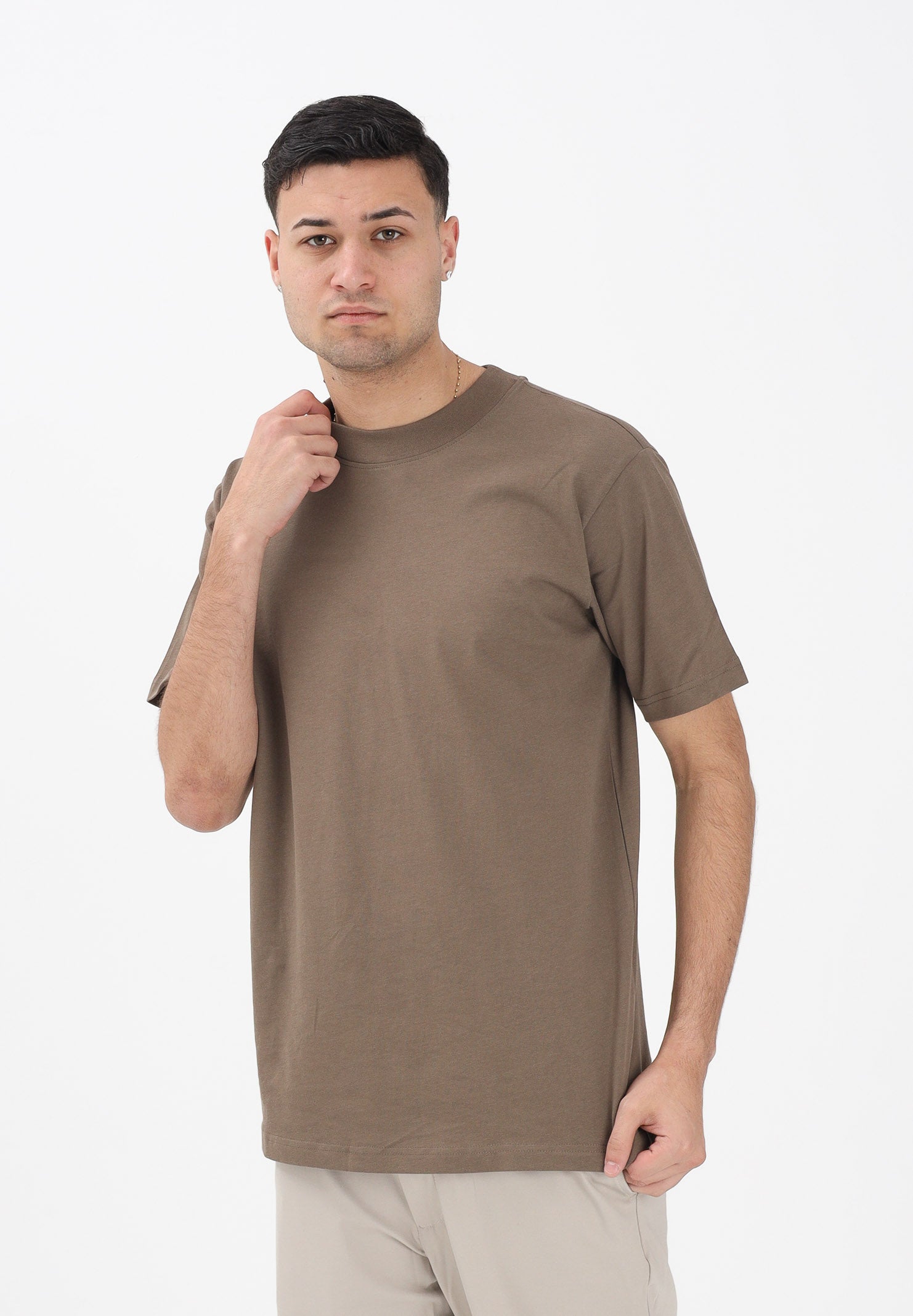 SELECTED HOMME T-shirt a manica corta beige da uomo 16077385 CHCH SELECTED HOMME 