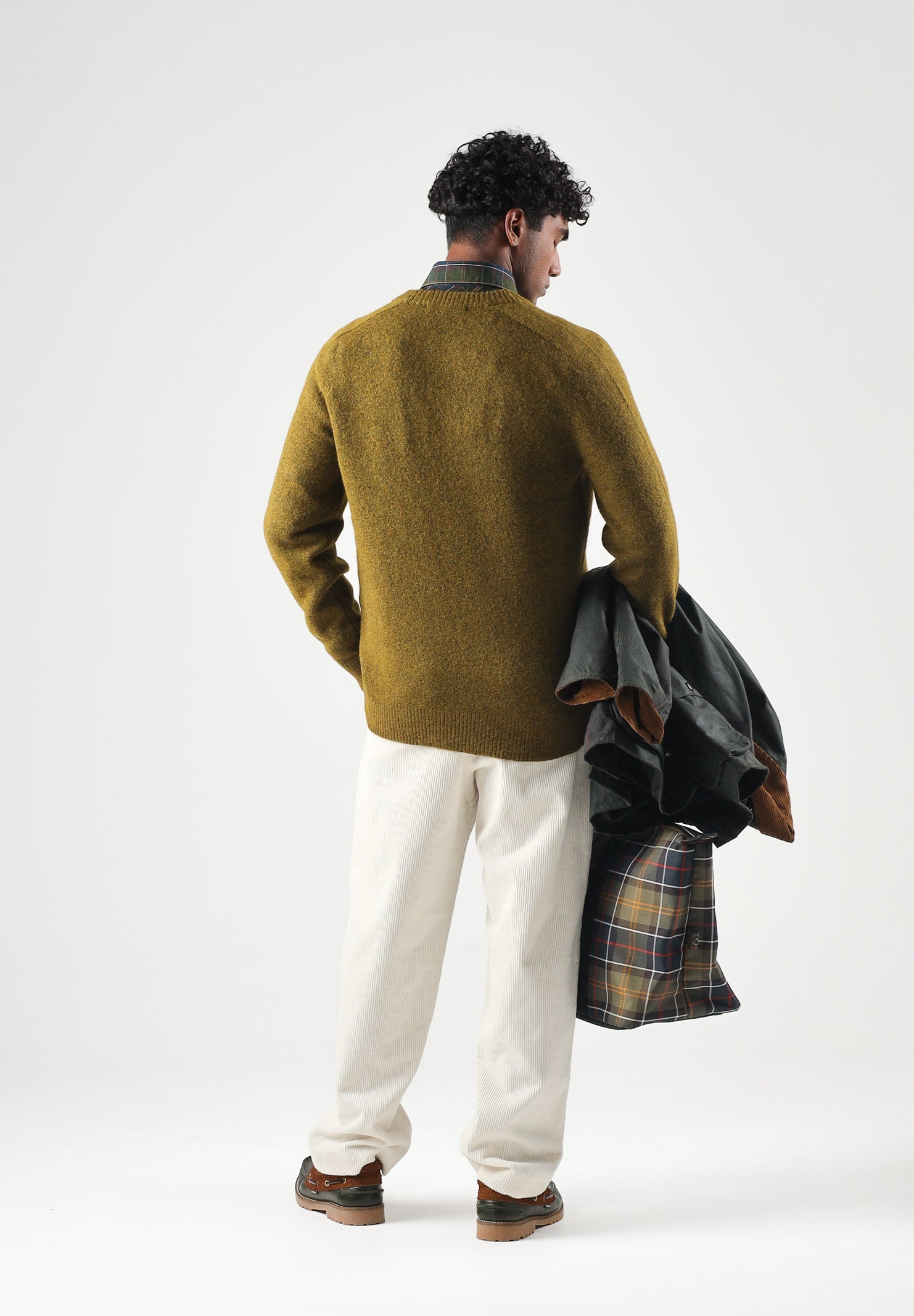 SELECTED HOMME Maglione girocollo verde abete da uomo 16086699 FI SELECTED HOMME 