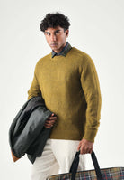 SELECTED HOMME Maglione girocollo verde abete da uomo 16086699 FI SELECTED HOMME 