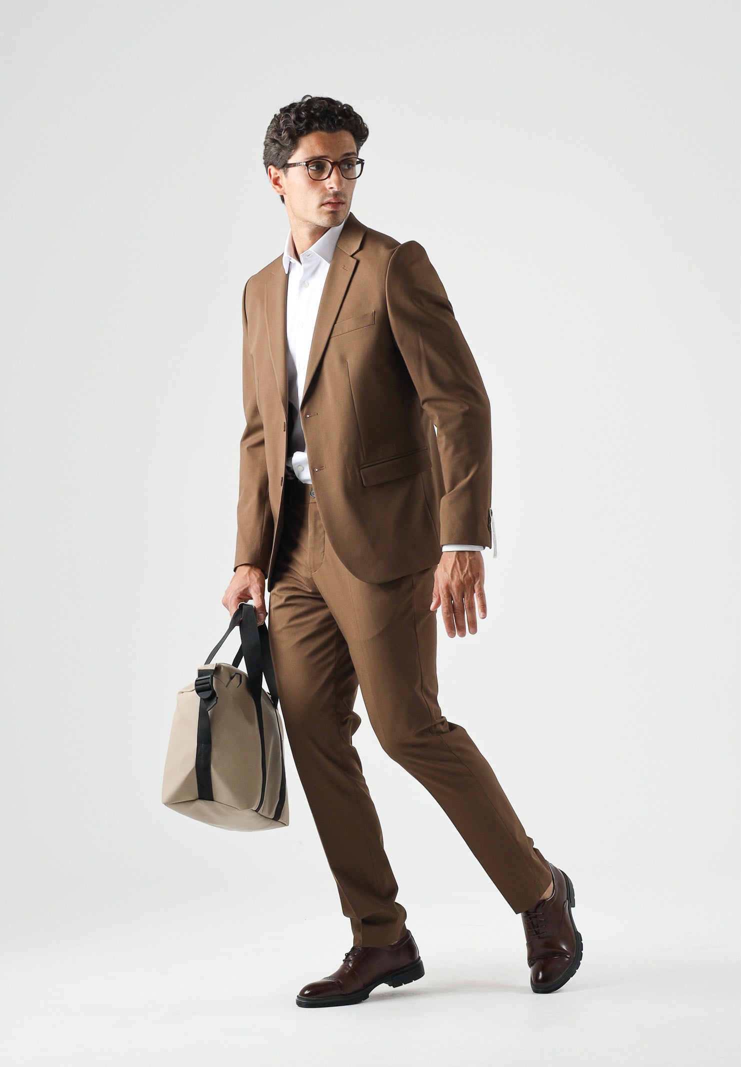 SELECTED HOMME Giacca LIAM Camel Beige da uomo con design monopetto 16087824 CAM SELECTED HOMME 