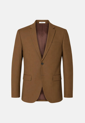 SELECTED HOMME Giacca LIAM Camel Beige da uomo con design monopetto 16087824 CAM SELECTED HOMME 