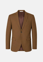 SELECTED HOMME Giacca LIAM Camel Beige da uomo con design monopetto 16087824 CAM SELECTED HOMME 