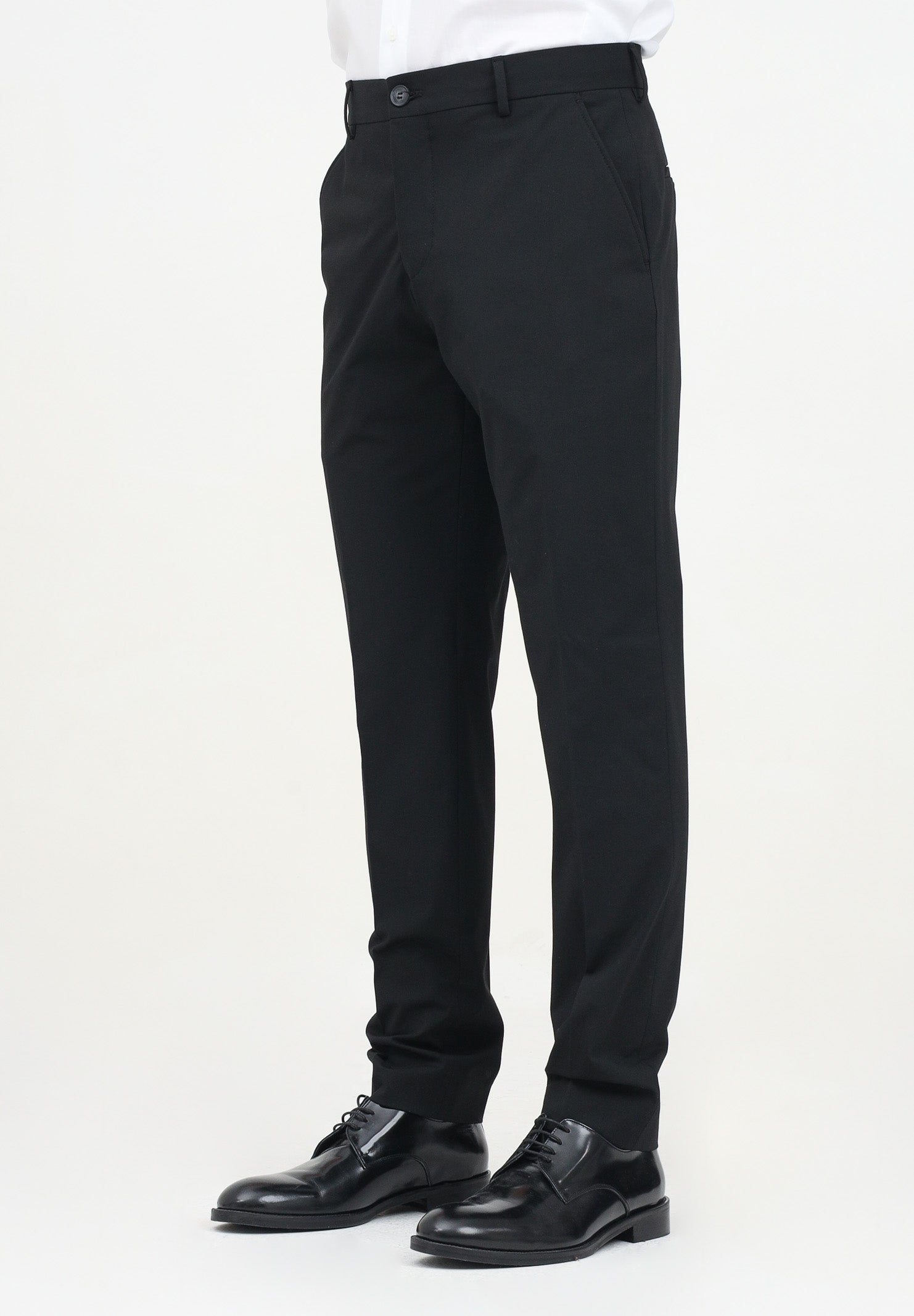 SELECTED HOMME Pantaloni eleganti neri da uomo 16087825 BL SELECTED HOMME 
