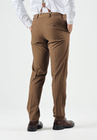 SELECTED HOMME Pantaloni LIAM Camel Beige da uomo con piega stirata centrale. 16087825 CAM SELECTED HOMME 