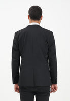 SELECTED HOMME Giacca nera da uomo con collo in raso 16091939 Black SELECTED HOMME 