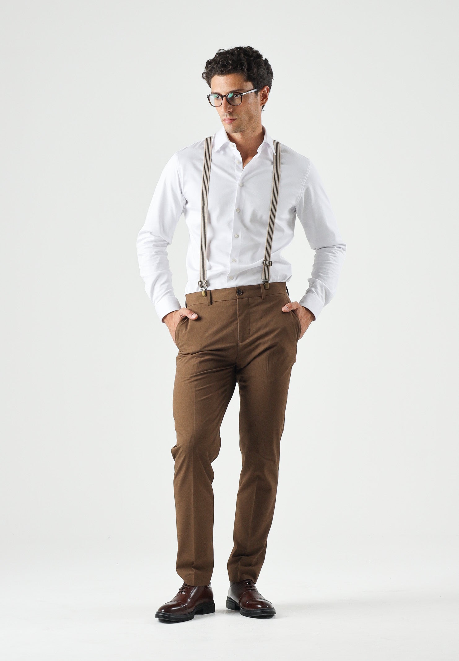 SELECTED HOMME Camicia a manica lunga bianca da uomo 16092939 BRWI SELECTED HOMME 