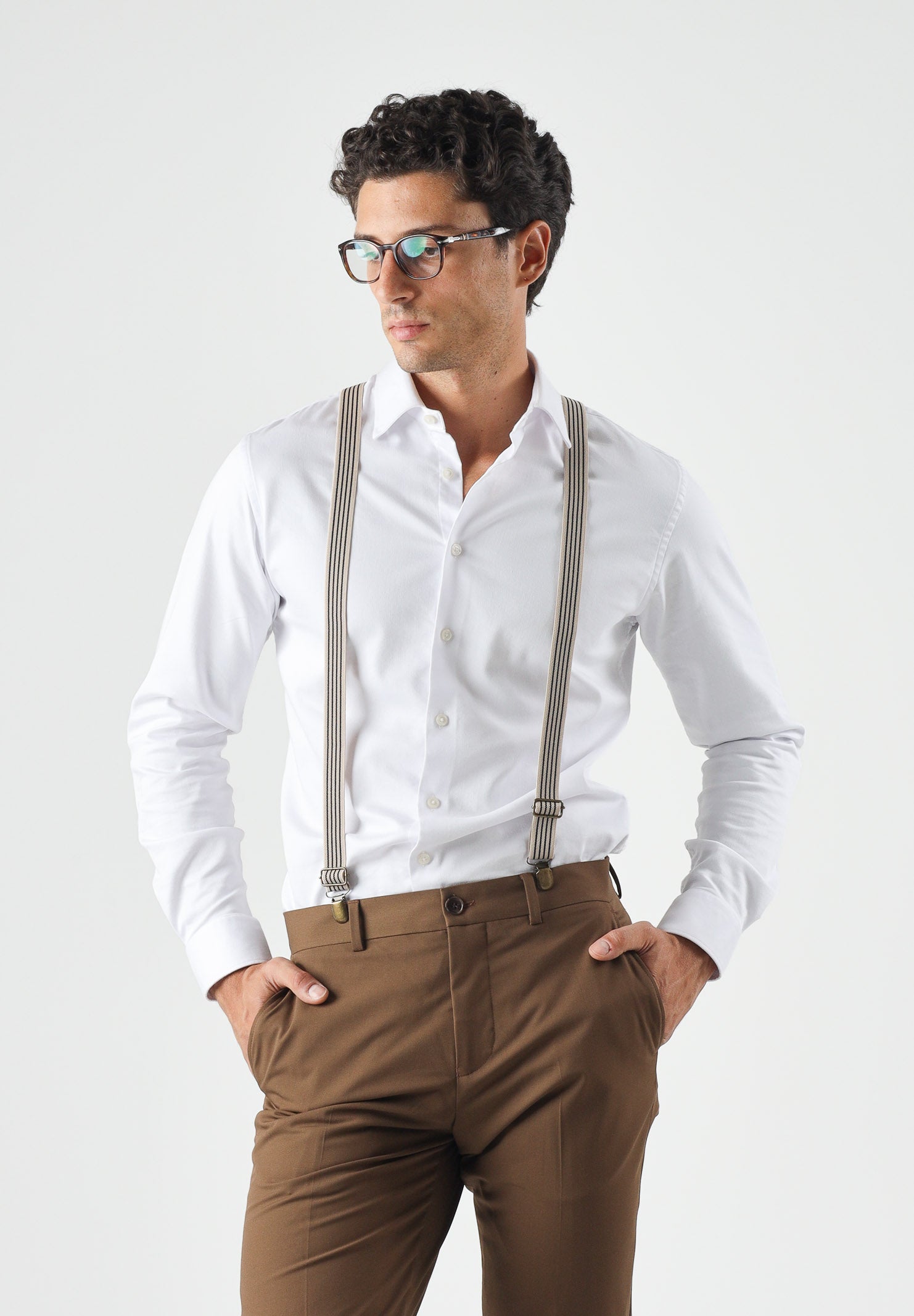 SELECTED HOMME Camicia a manica lunga bianca da uomo 16092939 BRWI SELECTED HOMME 