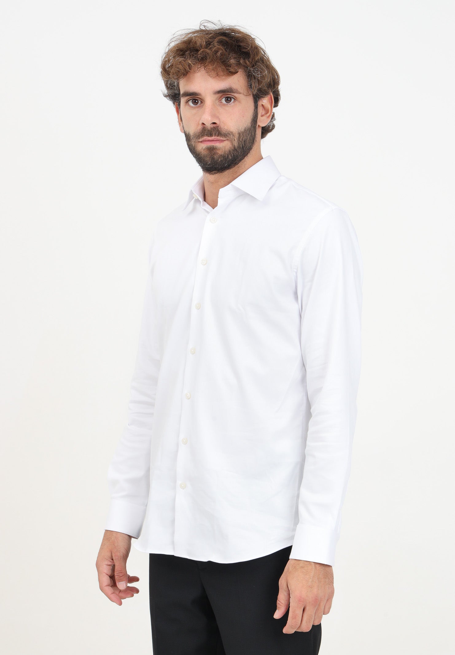 SELECTED HOMME Camicia a manica lunga bianca da uomo 16092939 BRWI SELECTED HOMME 