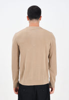 SELECTED HOMME Maglioncino girocollo beige da uomo 16094647 Kelp SELECTED HOMME 