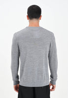 SELECTED HOMME Maglioncino girocollo grigio da uomo 16094647 MediumGreyMel SELECTED HOMME 