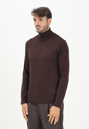 SELECTED HOMME Maglione a collo alto marrone da uomo 16094653 Demitasse SELECTED HOMME 