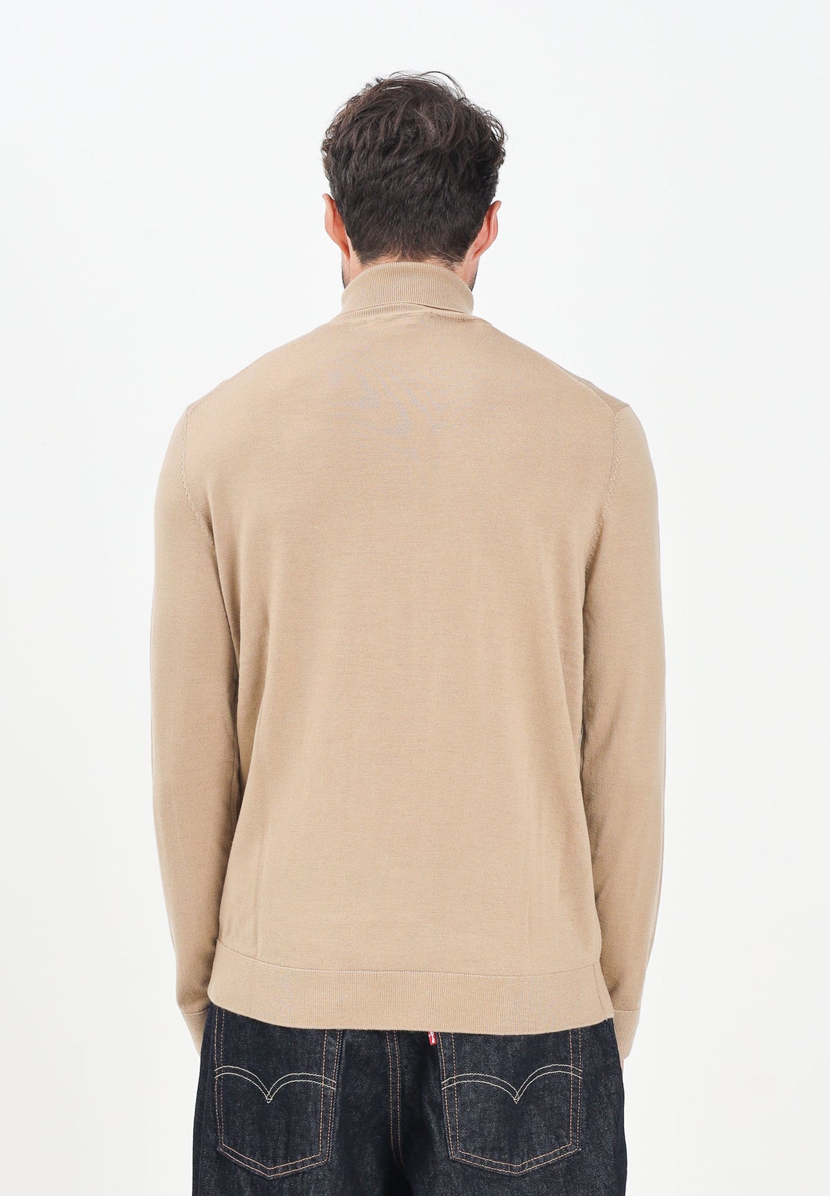 SELECTED HOMME Maglione a collo alto beige da uomo 16094653 Kelp SELECTED HOMME 