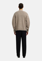 SELECTED HOMME Cardigan SLMCODY Oatmeal beige da uomo 16095620 OA SELECTED HOMME 