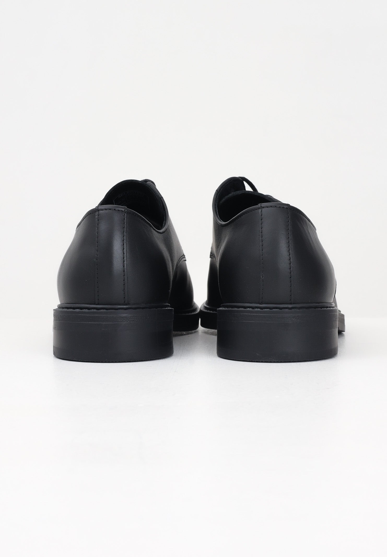 SELECTED HOMME Scarpe stringate nere da uomo 16095935 BLACK SELECTED HOMME 