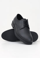 SELECTED HOMME Scarpe stringate nere da uomo 16095935 BLACK SELECTED HOMME 