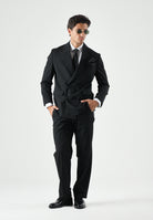 SELECTED HOMME Pantaloni 220 LOOSE FIT TROUSERS, colore brand Webseller nero, da uomo. 16100150 WE SELECTED HOMME 