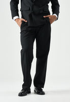 SELECTED HOMME Pantaloni 220 LOOSE FIT TROUSERS, colore brand Webseller nero, da uomo. 16100150 WE SELECTED HOMME 