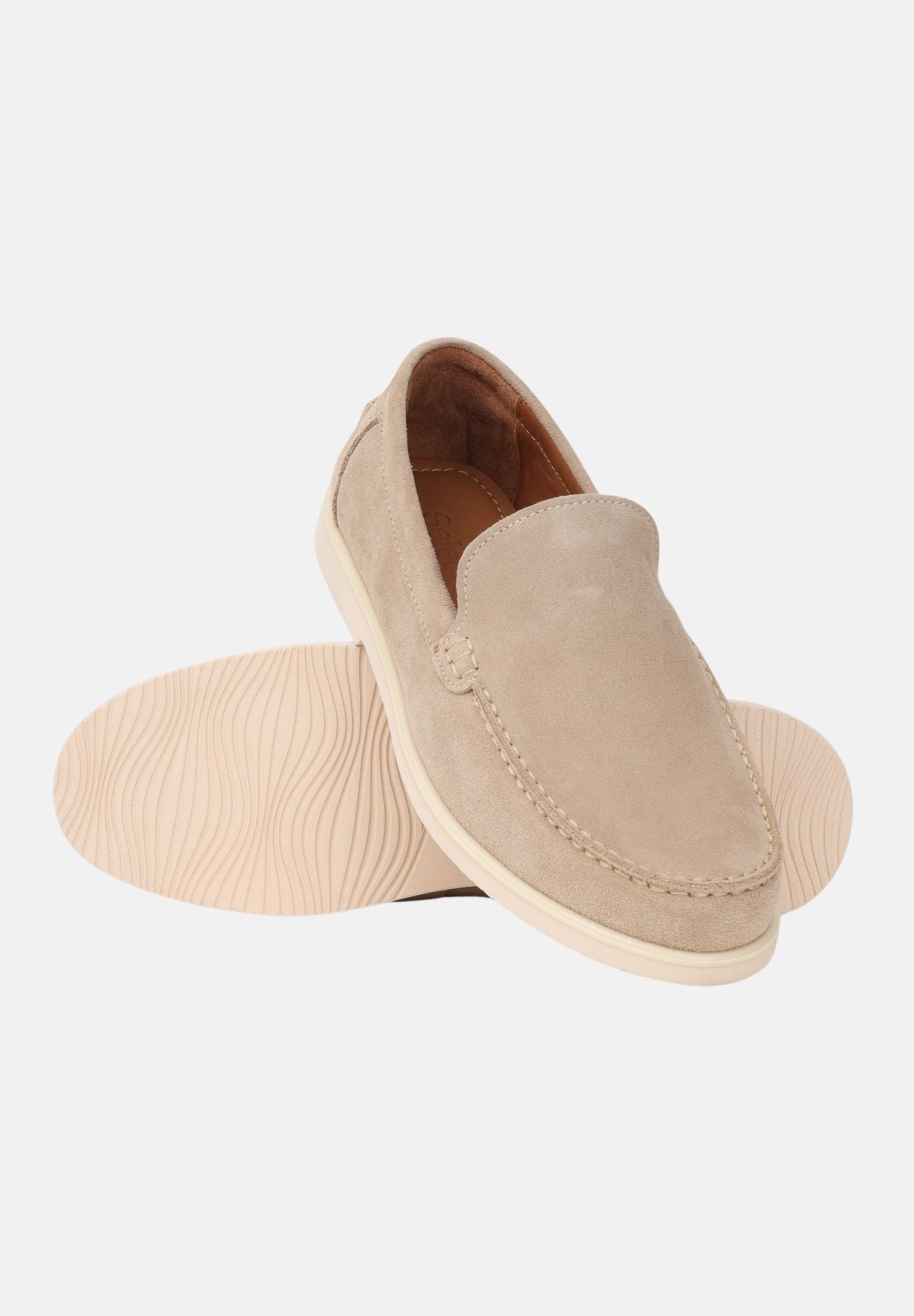 SELECTED HOMME Mocassini beige da uomo 16101240 SA SELECTED HOMME 