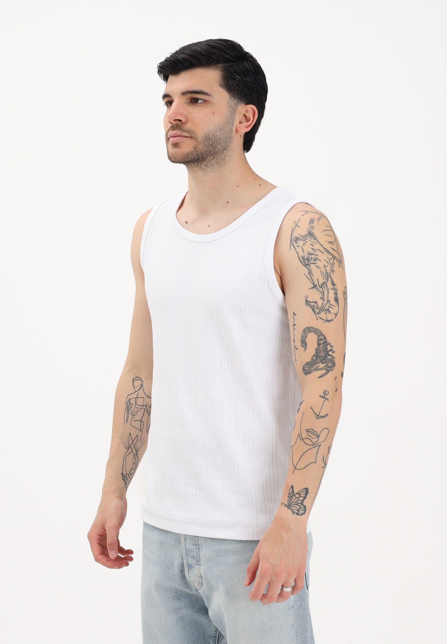 SELECTED HOMME Canotta bianca da uomo 16101626 BRWI SELECTED HOMME 