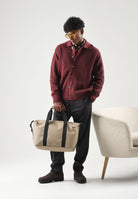 SELECTED HOMME Cardigan tawny port-bordeaux per uomo con colletto classico, chiusura frontale a bottoni 16101905 TA SELECTED HOMME 