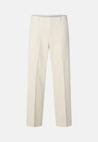 SELECTED HOMME Pantaloni egret-bianco per uomo con piega centrale e tasche a filetto. 16102144 EG SELECTED HOMME 