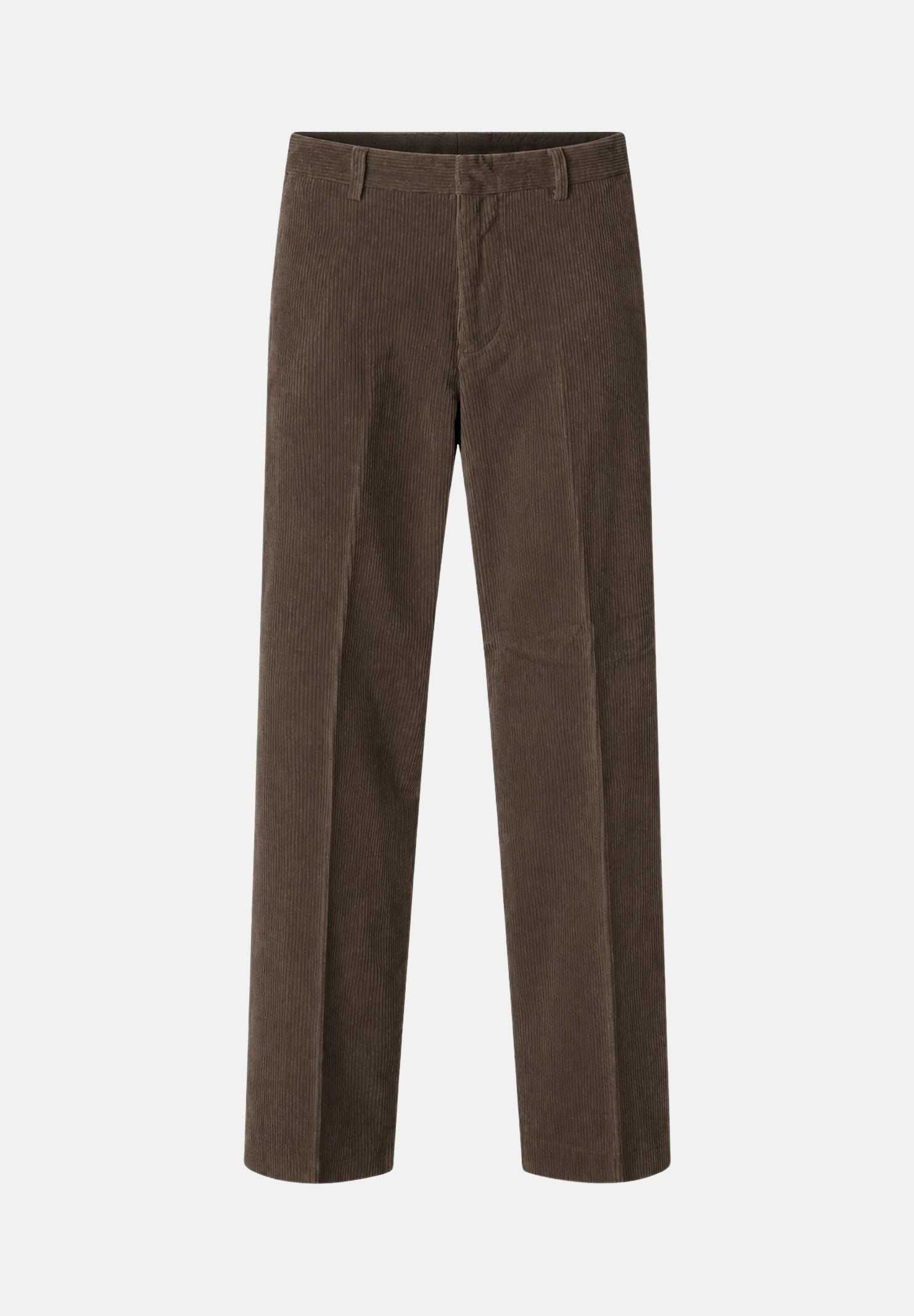 SELECTED HOMME Pantaloni turkish caffè-marrone per uomo con piega centrale e tasche a filetto. 16102144 TU SELECTED HOMME 