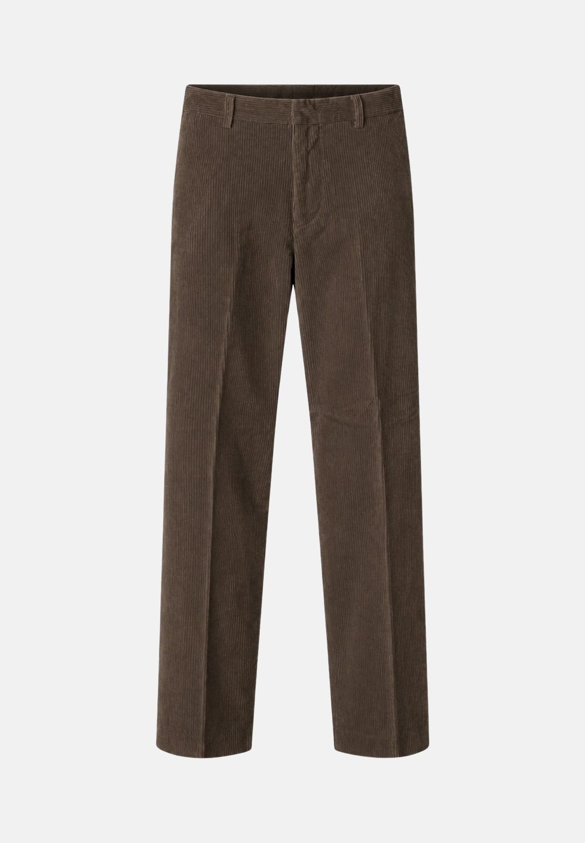 SELECTED HOMME Pantaloni turkish caffè-marrone per uomo con piega centrale e tasche a filetto. 16102144 TU SELECTED HOMME 