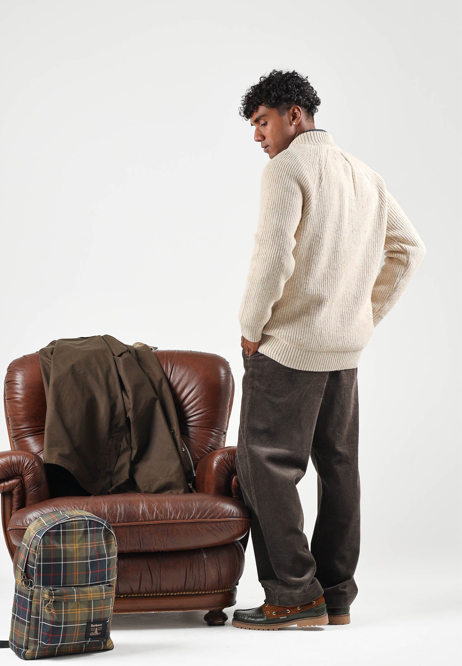 SELECTED HOMME Pantaloni turkish caffè-marrone per uomo con piega centrale e tasche a filetto. 16102144 TU SELECTED HOMME 