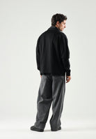 SELECTED HOMME Felpa SLMTOM SOFT nero da uomo con chiusura full zip. 16102153 BL SELECTED HOMME 