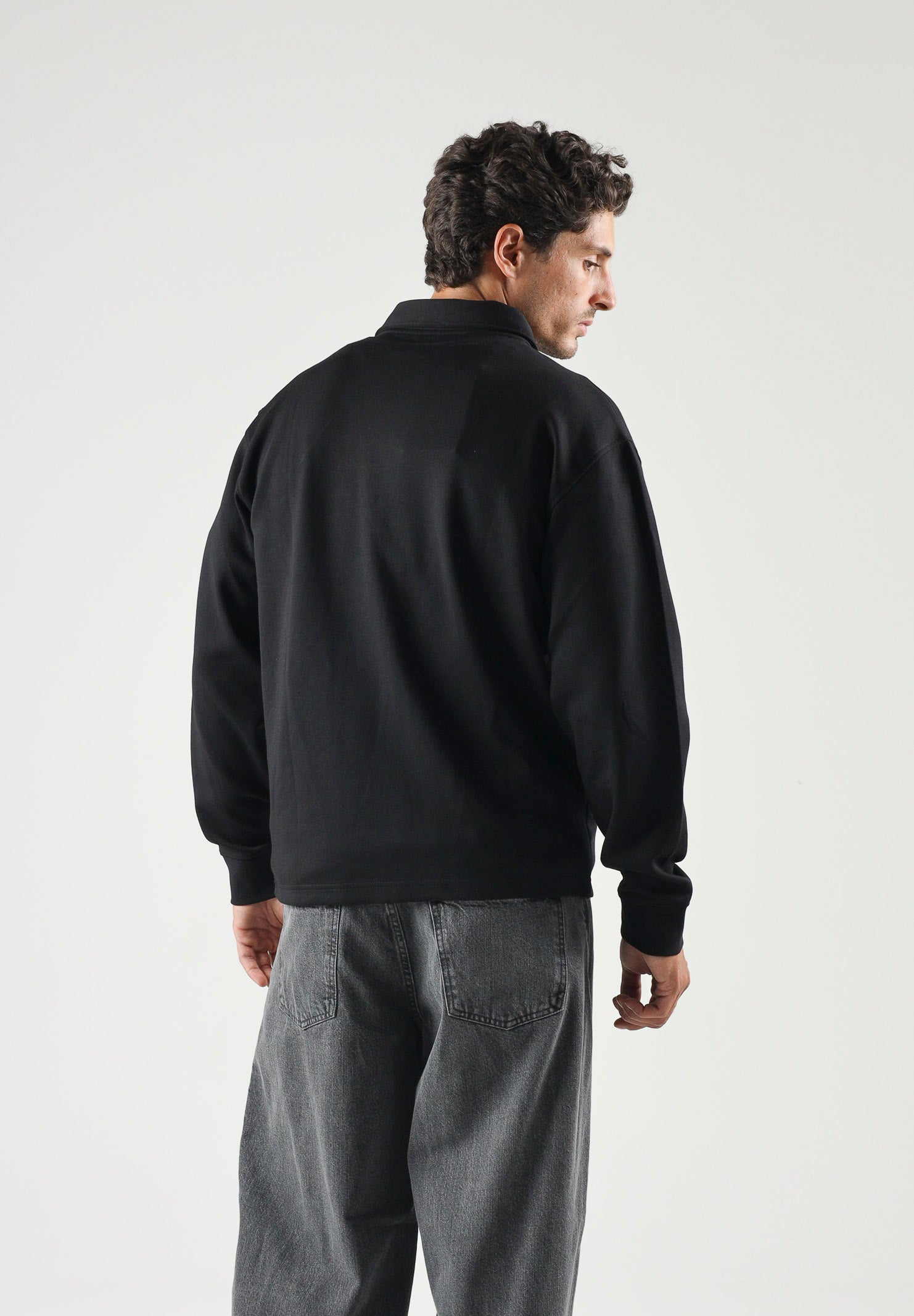 SELECTED HOMME Felpa SLMTOM SOFT nero da uomo con chiusura full zip. 16102153 BL SELECTED HOMME 